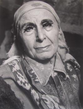Original Silver Print, Portrait of Louise Nevelson, Signed by photographer Chris Felver.