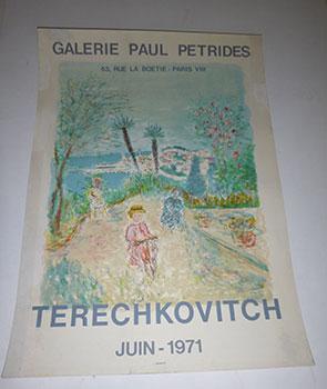 Terechkovitch. Juin-1971. First edition of the poster.