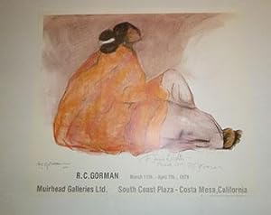 Image du vendeur pour R.C. Gorman. Signed Exhibition poster. mis en vente par Wittenborn Art Books