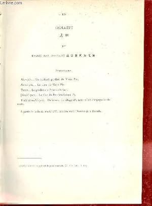 Seller image for Oimatsu - Pice de thtre - Extrait du Bulletin de l'Ecole Franaise d'Extrme-Orient 1911. for sale by Le-Livre