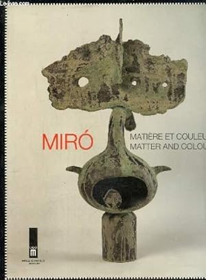 Image du vendeur pour Miro matire et couleur du 4 mai au 4 septembre 1994 mis en vente par Le-Livre