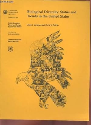 Immagine del venditore per General Technical Report RM-244 April 1994 : Biological Diversity : Status and trends in the United States venduto da Le-Livre