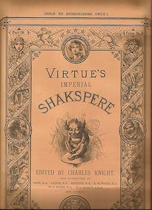 Bild des Verkufers fr Virtue's Imperial SHAKSPERE (Shakespeare) Part 18 zum Verkauf von Peter White Books