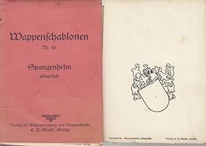 Bild des Verkufers fr Wappenschablonen Nr. 56 : Spangenhelm sptgotisch. zum Verkauf von Antiquariat Carl Wegner