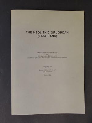 Image du vendeur pour The Neolithic of Jordan (East Bank). Inaugural-Dissertation. mis en vente par Wissenschaftliches Antiquariat Zorn