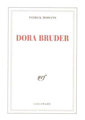 Seller image for Dora Bruder for sale by JP Livres