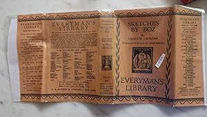 Immagine del venditore per Sketches by Boz by Charles Dickens - Everyman's Library #237 in BROWN & Black PICTORIAL dustjacket MAN STANDING IN ROBES, , FICTION, 1929, venduto da Bluff Park Rare Books