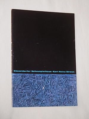 Bild des Verkufers fr Monatsheft des Dsseldorfer Schauspielhauses VI, 1964/65 (Februar/ Mrz 1965). Programmheft CSAR UND CLEOPATRA von Shaw. Insz.: Karl Heinz Stroux, Ausstattung: Teo Otto. Mit O. E. Hasse (Csar), Nicole Heesters (Cleopatra), Michael Jarnach, Wolfgang Grnebaum, Alf Pankarter, Arthur Mentz, Eva Bttcher, Karin Bremer, Ulrike Just, Ture von Mhlen zum Verkauf von Fast alles Theater! Antiquariat fr die darstellenden Knste