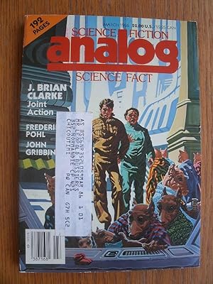 Imagen del vendedor de Science Fiction Analog Science Fact March 1986 a la venta por Scene of the Crime, ABAC, IOBA