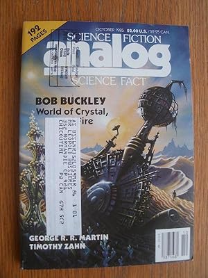 Imagen del vendedor de Science Fiction Analog Science Fact October 1985 a la venta por Scene of the Crime, ABAC, IOBA