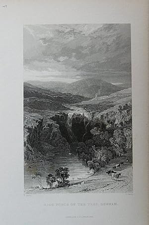 Imagen del vendedor de County Durham. High Force of the Tees a la venta por theoldmapman