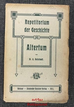 Altertum. Repetitorium der Geschichte.