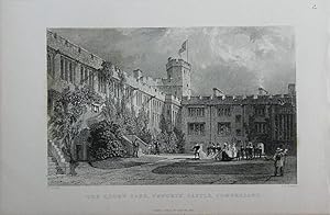 Bild des Verkufers fr Cumberland. Naworth Castle, Court-yard zum Verkauf von theoldmapman