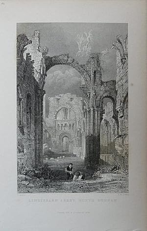 Bild des Verkufers fr County Durham. Lindisfarn Abbey zum Verkauf von theoldmapman