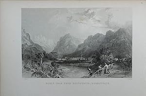 Immagine del venditore per Cumberland. Eagle Crag, from Rosthwaite venduto da theoldmapman