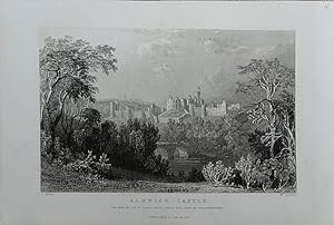 Bild des Verkufers fr Northumberland. Alnwick Castle zum Verkauf von theoldmapman
