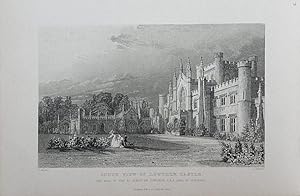 Image du vendeur pour Westmorland. Lowther Castle, South Front mis en vente par theoldmapman