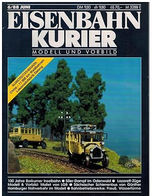 Image du vendeur pour Eisenbahn Kurier 6/88. Modell und Vorbild. Nr. 189. mis en vente par Dobben-Antiquariat Dr. Volker Wendt