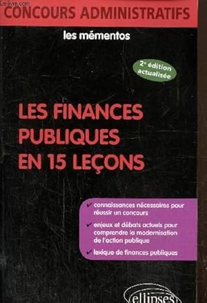 Seller image for Les finances publiques en 15 leons for sale by Le-Livre