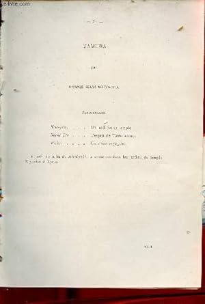 Seller image for Tamura pice de thtre - Extrait du Bulletin de l'Ecole Franaise d'Extrme-Orient 1920. for sale by Le-Livre