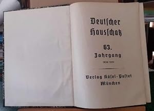 Deutscher Hausschatz. 63. Jahrgang 1936/1937