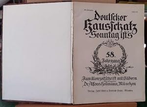 Deutscher Hausschatz. Sonntag ist's 58. Jahrgang 1931/1932 (Familienzeitschrift mit Bildern)