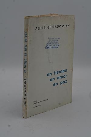 Seller image for En Tiempo, En Amor, En Paz. for sale by ATGBooks