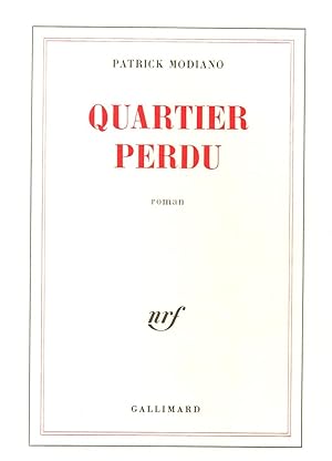 Image du vendeur pour Quartier perdu mis en vente par JP Livres