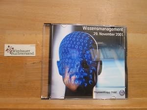 CD-Rom Wissensmanagement 29. November 2001 Tagungsdokumentation