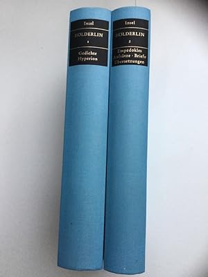 Imagen del vendedor de Hlderlin Werke und Briefe. Band 1 u. 2. Gedichte - Hyperion a la venta por Kepler-Buchversand Huong Bach