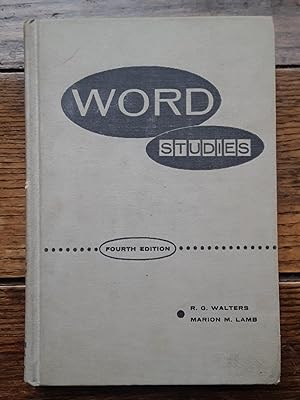 Imagen del vendedor de Word Studies , Fourth Ed. a la venta por Grandma Betty's Books