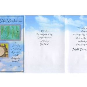 Graduation Greeting Card High School