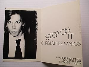 Seller image for Christopher Makos Step On It Foto Gallery Exhibition invite postcard for sale by ANARTIST