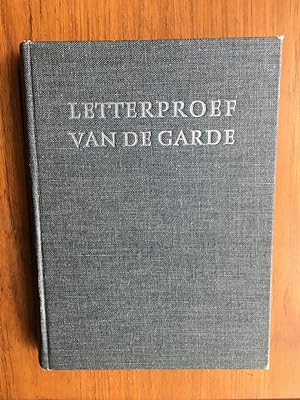 Koninklijke drukkerij Van de Garde Zaltbommel letterproef 1967