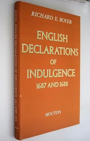 English declarations of indulgence 1687 and 1688