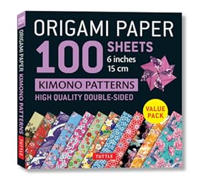 Imagen del vendedor de Origami Paper 100 Sheets Kimono Patterns 6" (15 CM): High-Quality Double-Sided Origami Sheets Printed with 12 Different Patterns (Instructions for 6 P a la venta por BargainBookStores