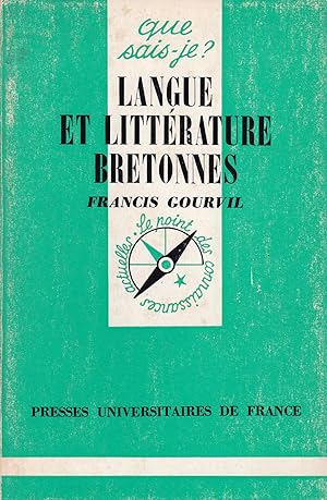 Seller image for Langue et littrature bretonnes - Que sais-je ? n 527 for sale by Pare Yannick