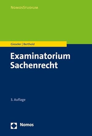 Immagine del venditore per Examinatorium Sachenrecht -Language: german venduto da GreatBookPricesUK
