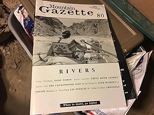 Immagine del venditore per Mountain Gazette 80. Rivers. venduto da Bristlecone Books  RMABA