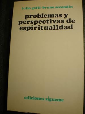 Bild des Verkufers fr Problemas y perspectivas de espiritualidad zum Verkauf von Librera Antonio Azorn