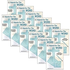 Immagine del venditore per Bulk Lot Bundle Qty (12) Search For The Word Biblical Crossword Puzzle Books venduto da InventoryMasters