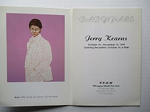 Bild des Verkufers fr Jerry Kearns Babyface PPOW 1999 Exhibition invite postcard zum Verkauf von ANARTIST