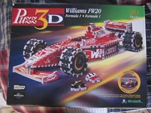Puzz 3D Hasbro Puzz3D Williams FW20 Formula 1 Williams Official Sponsor Universal 