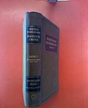 Imagen del vendedor de Beilsteins Handbuch der organischen Chemie. Vierte Auflage. Die Literatur bis 1.Januar 1910 umfassend. Fnfter Band: Cyclische Kohlenwasserstoffe a la venta por biblion2