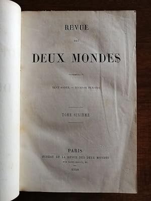 Revue des deux mondes 1856 - Plusieurs auteurs - Littérature Critiques Classiques