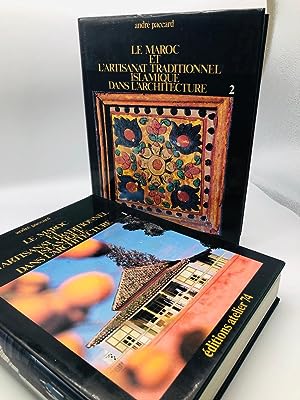 Imagen del vendedor de Le Maroc et l'artisanat traditionnel islamique dans l'architecture (2 volumes, complet) a la venta por Librairie Poids Plume