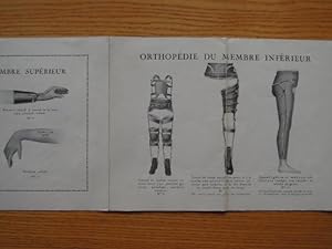 Firmenprospekt für orthopädische Prothesen - Protèse - Orthopédie. Durillon Frères Fabricants Spé...