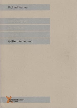 Seller image for Programmheft Richard Wagner GTTERDMMERUNG Premiere 9. Juli 2000 Opernhaus Heft 92 for sale by Programmhefte24 Schauspiel und Musiktheater der letzten 150 Jahre