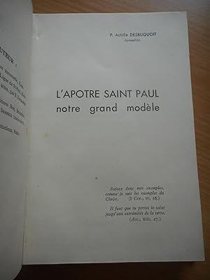 Seller image for L'apotre Saint Paul notre grand modele for sale by Frederic Delbos