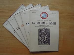 1914. Histoire illustrée de la guerre du droint. Fascicule no.15 - Fascicule no.19. 5 Lieferungen.